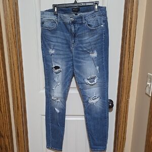 1X Judy Blue Ripped Blue Jeans
